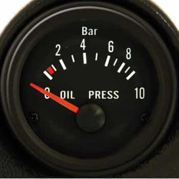 Performance Instrument Black Pression d'huile 0-10 bar 52mm