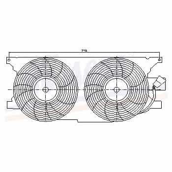 Ventilateur, refroidissement du moteur