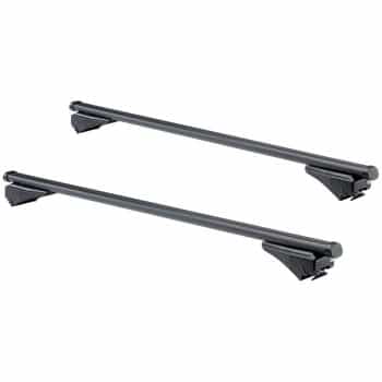 Barres de toit Twinny Load Steel S51 - Avec rails de toit ouverts