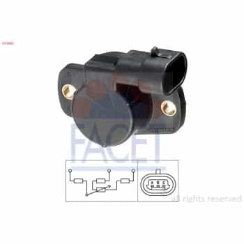 Capteur, position du papillon Made in Italy - OE Equivalent