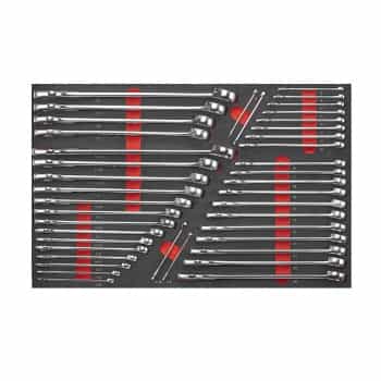 Jeu de clés mixtes Force 41 pièces (EVA)