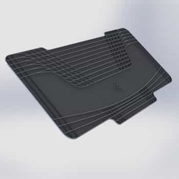 Tapis de protection universel Gledring pour le tunnel central (2e rangée de sièges)