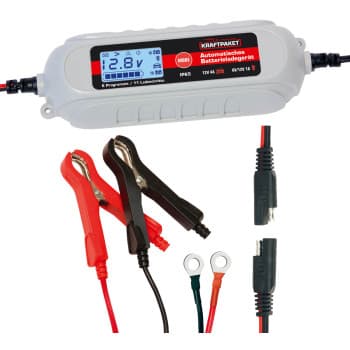Kraftpaket 136312 chargeur d'entretien 12V/6V 0,8A/3,8A