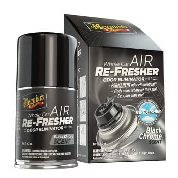 Rafraîchisseur d'air Meguiars Noir Chrome