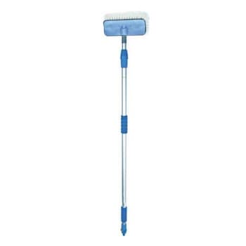 Brosse de lavage télescopique – 140-240 cm avec raccordement à l'eau
